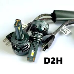 Set Două Becuri Led D2H /6000k /24000Lm/200W