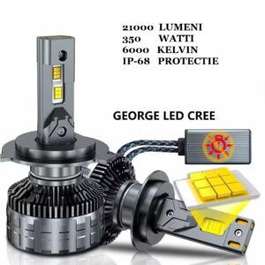 Set Două Becuri Led H7 350W/21000 Lm
