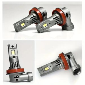 Set Două Becuri Led H8,H9,H11 200Watti/24000Lumeni Cu ventilator si Fără Erori