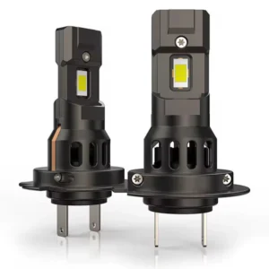 Set Două Becuri Led Cree H7 Cu  Ventilator Mic Încorporat 380W/36000Lm/6000K