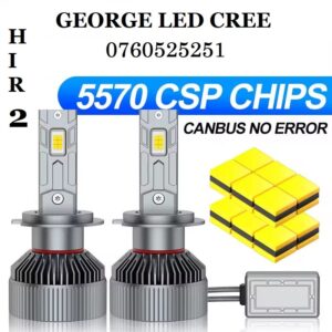 Set Două Becuri Led HIR2-9012 6000K/10000Lumeni/100W