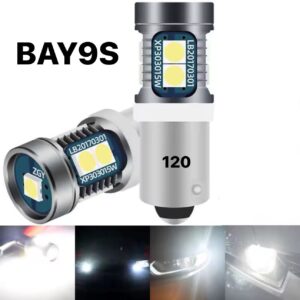 Set Două Becuri Led BAY9S/H21W De 120grade