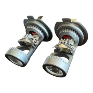Set Două Becuri Led H7 Cu Canbus,Lupă Și Ventilator Mic 20000Lm/100W/6000K