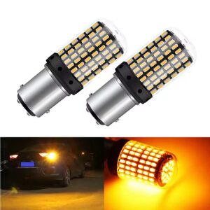 Set Două Bucăți Led PY21W/5W Lumina Portocalie Cu Doua Faze