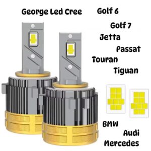 Set Două Becuri Led H7 Dedicate Golf 6,7 380W/36000Lm/6000K