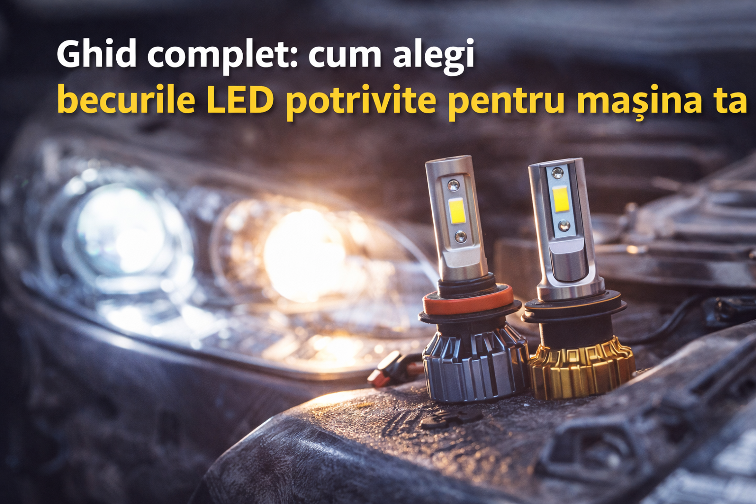 Cum alegi becurile LED potrivite pentru mașina ta – ghid complet