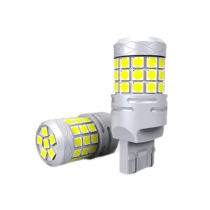 Set Două Becuri Led T20-7443-w21/5w 120W/10000Lm/12Volti Lumina Alb-Rece
